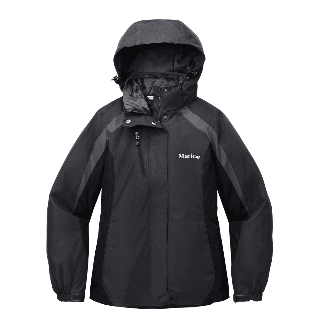 Embroidered Port Authority® Women's Colorblock 3-in-1 Jacket