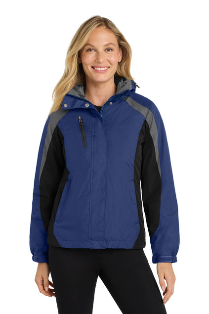 Embroidered Port Authority® Women's Colorblock 3-in-1 Jacket