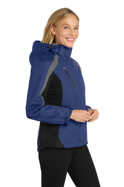Embroidered Port Authority® Women's Colorblock 3-in-1 Jacket