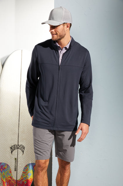 Embroidered TravisMathew Newport Full-Zip Fleece