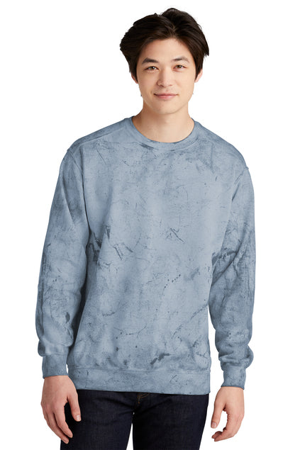 Embroidered Comfort Colors® Color Blast Crewneck Sweatshirt