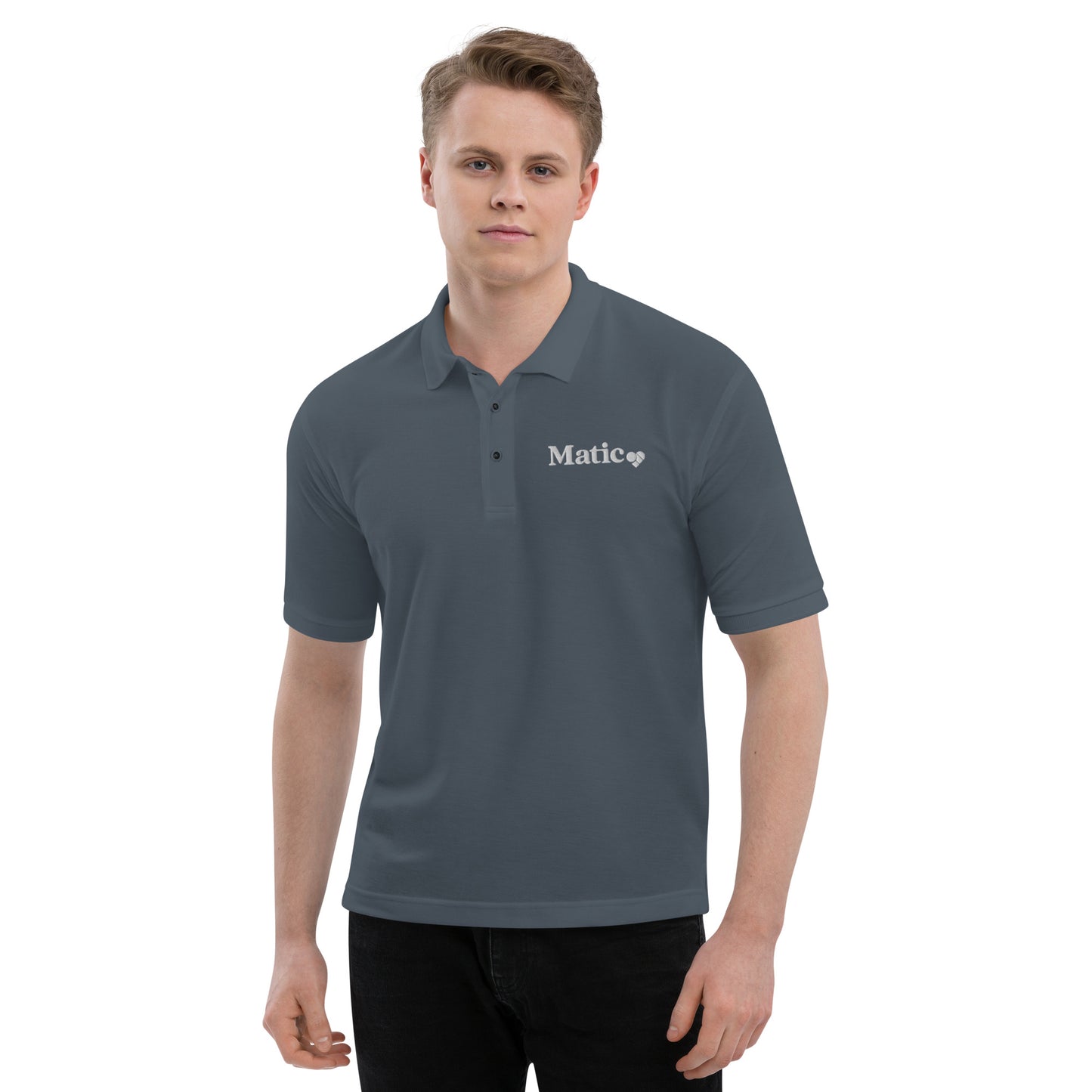 Embroidered Classic Men's Polo - Matic Store