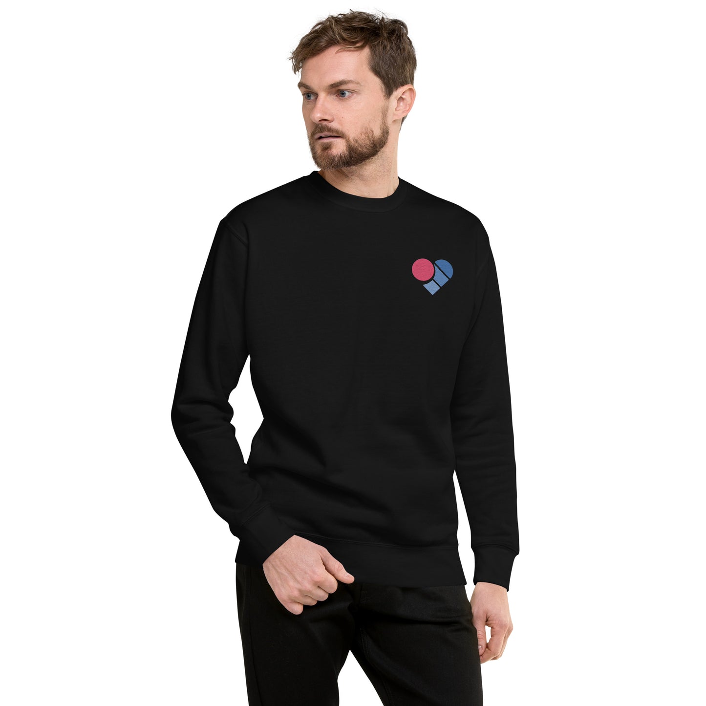 Embroidered Unisex Premium Sweatshirt (fitted cut)
