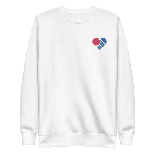 Embroidered Unisex Premium Sweatshirt (fitted cut)