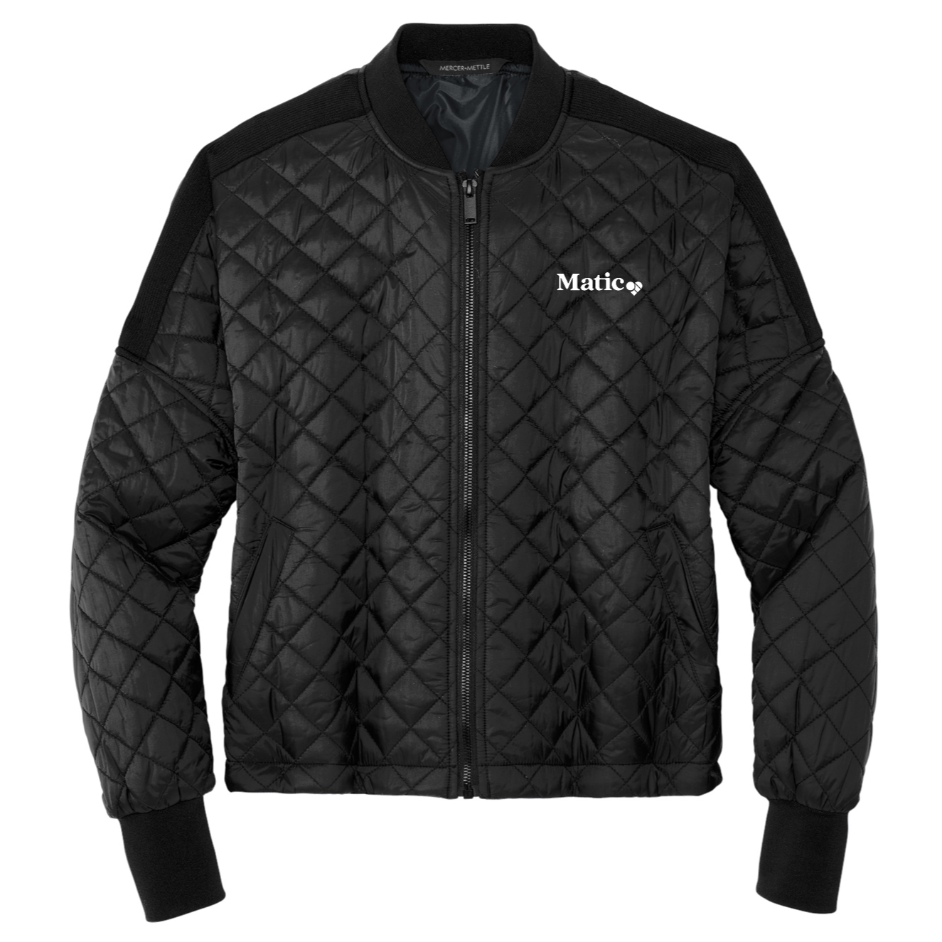 Embroidered Mercer+Mettle® Women’s Boxy Quilted Jacket