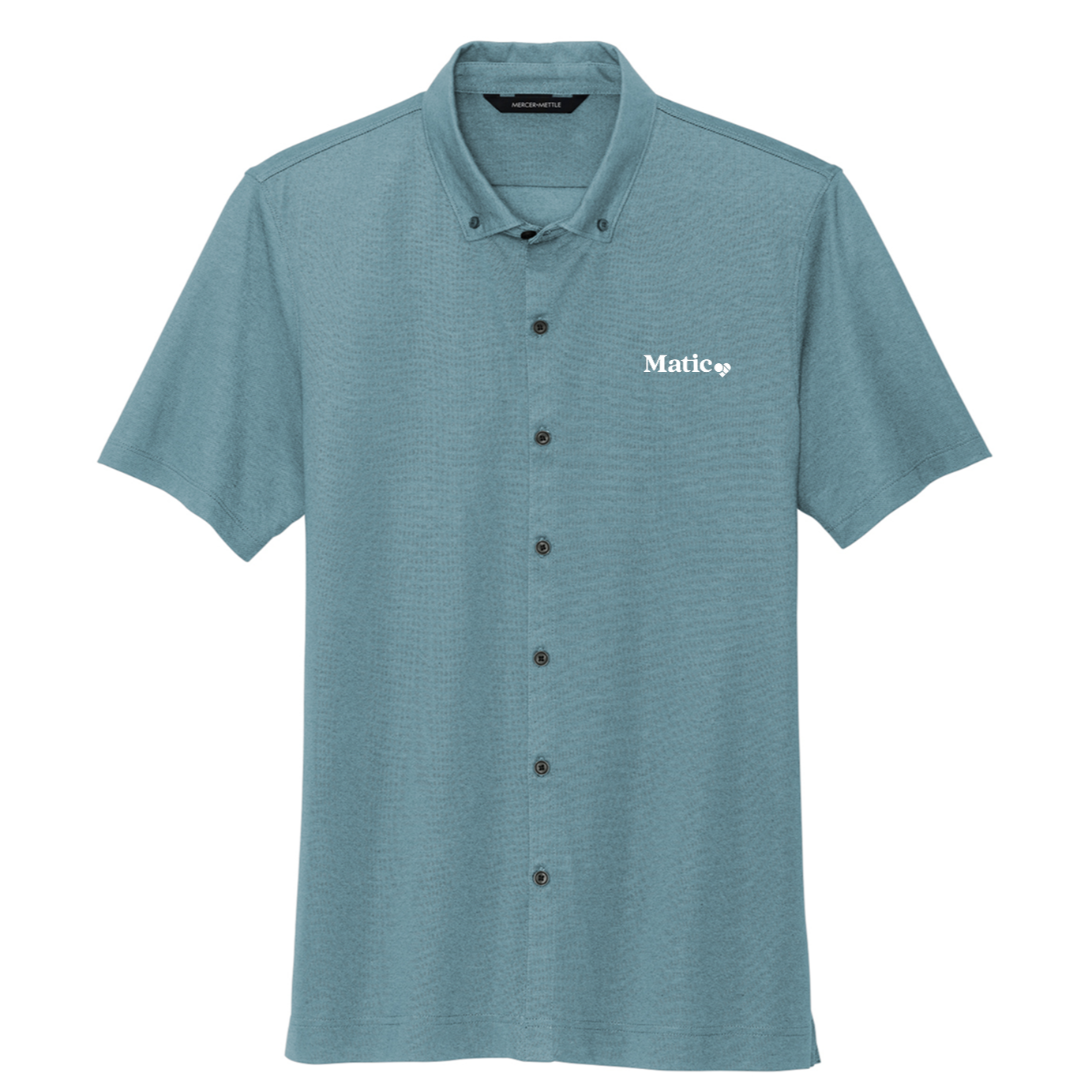 Mercer+Mettle® Stretch Pique Full-Button Polo