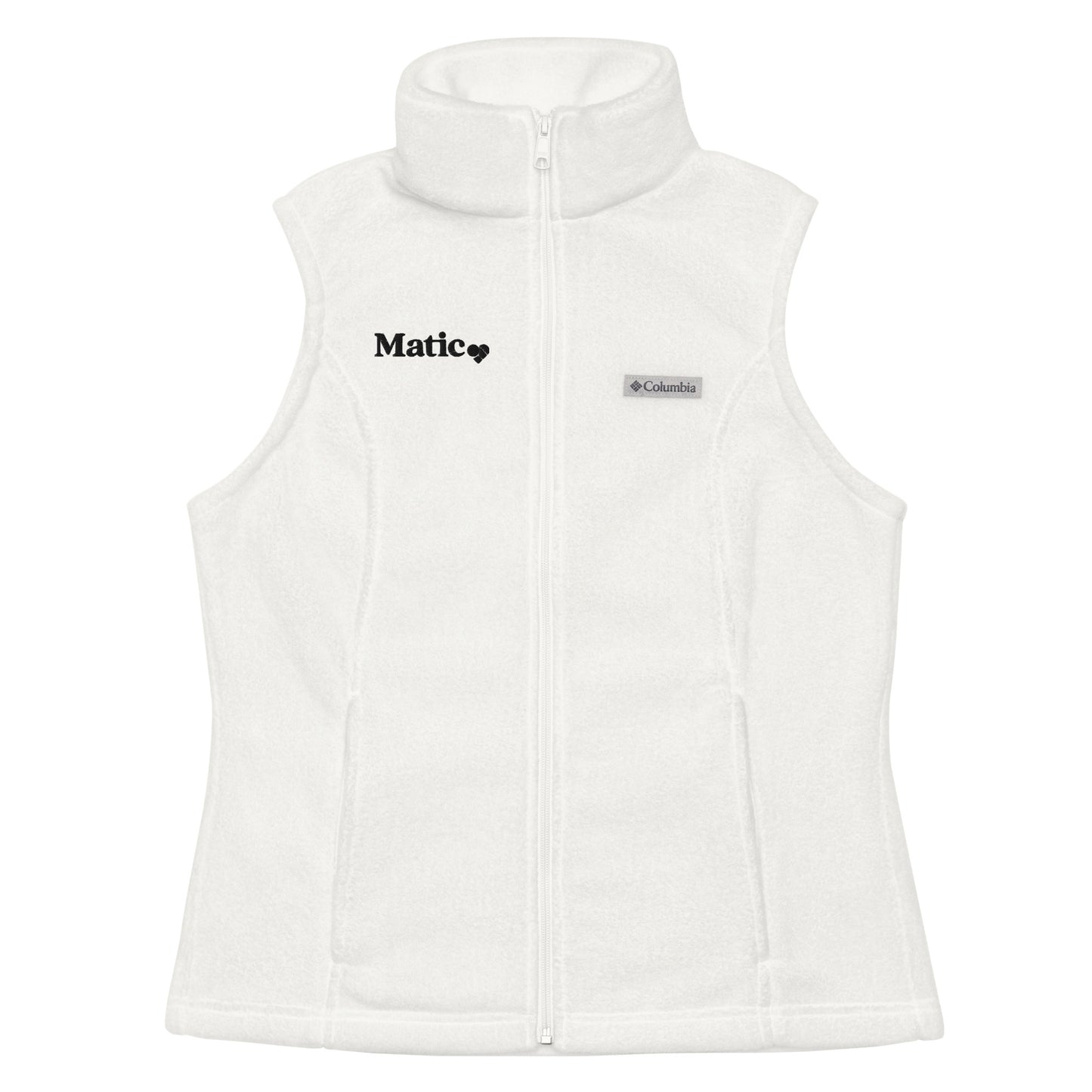 Embroidered Columbia | Women's Zip-up Vest - Matic Store